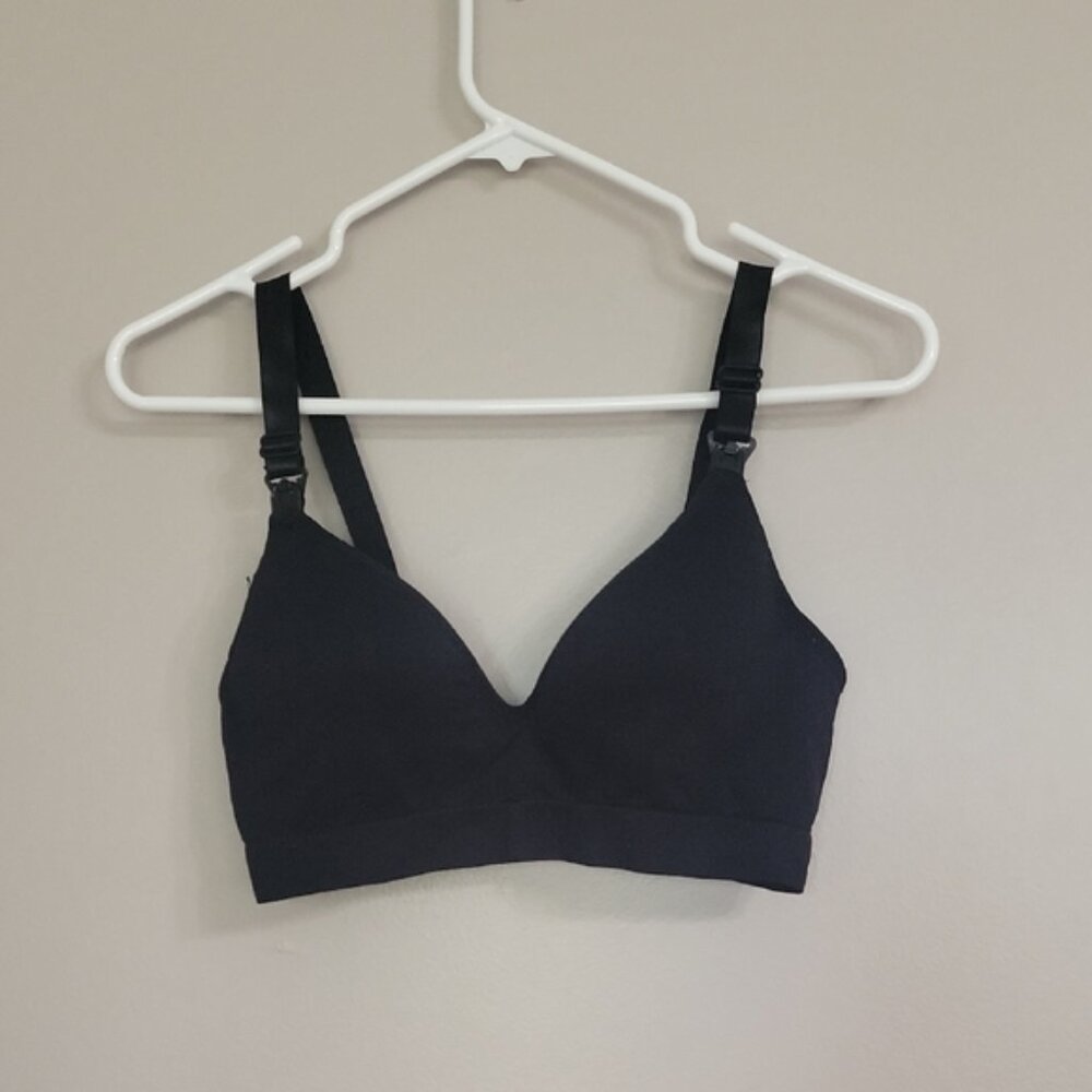 (2/$15) Black Nursing Bra Size M
